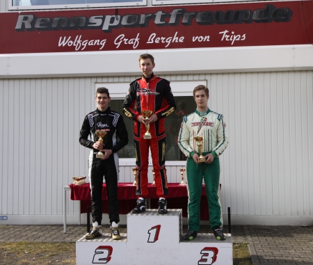 Marcel Hartmann Sieger Winterpokal 1 Kart Club Kerpen